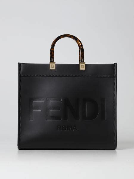 Borse Fendi in Tela Nero 